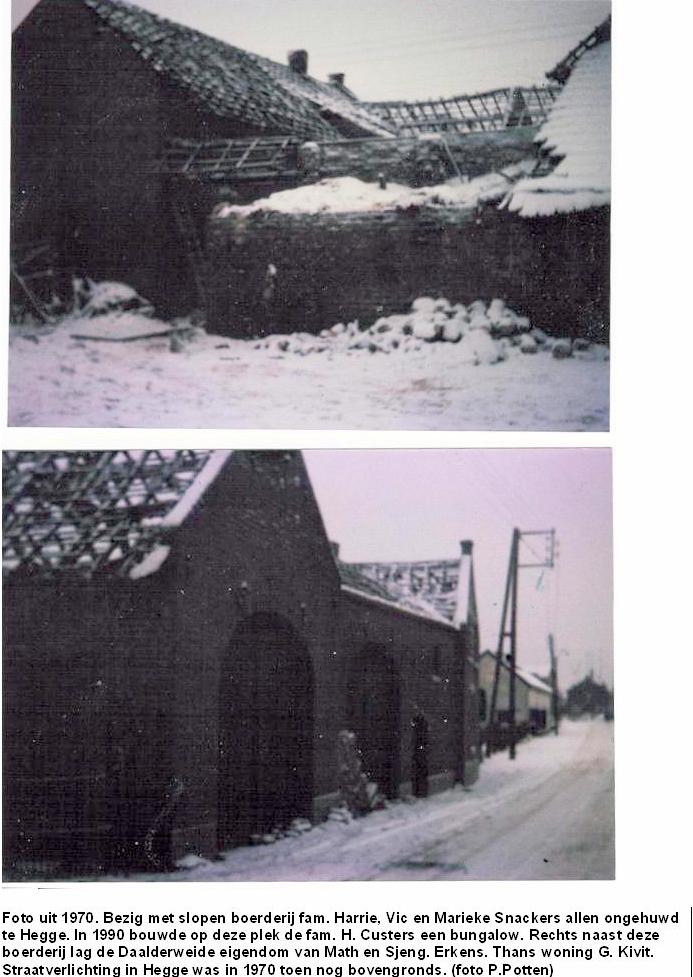 Boerderij van Harrie. Vic en Marieke Snackers te Hegge in 19